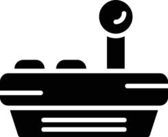 icône de glyphe de manette de jeu vecteur