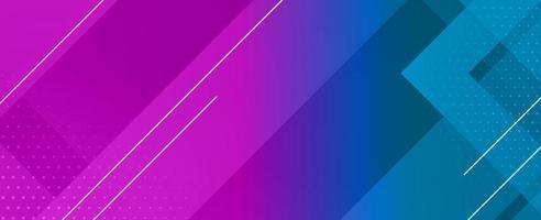 abstrait géométrique violet moderne élégant fond de bannière sombre lisse vecteur
