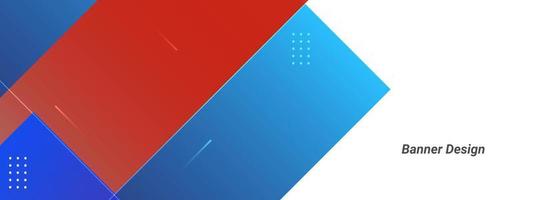 abstrait géométrique décoratif couleur bleu et rouge design fond coloré vecteur
