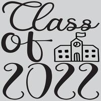 classe de 2022. vecteur