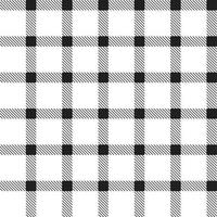 noir blanc mignon ligne bande rayé damier scott plaid tartan vichy dessin animé vecteur modèle sans couture impression fond