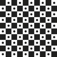 mignon pois cercle géométrique doux élément noir blanc damier vichy motif dessin animé illustration, tapis, tissu, textile, écharpe, papier d'emballage vecteur