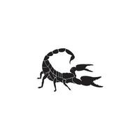 conception de modèle d'illustration vectorielle logo scorpion vecteur