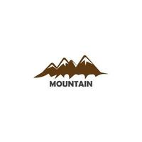 vecteur de logo de montagne