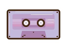 musique sur cassette vecteur