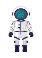 astronaute de l'espace en costume vecteur