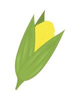 icône de légume de maïs vecteur