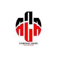 création de logo de lettre aca créative avec fond blanc vecteur