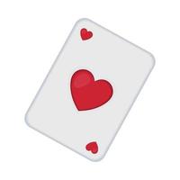 icône de carte de poker vecteur