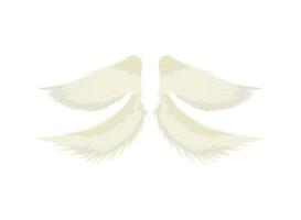 icône d'ailes d'ange vecteur