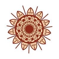 icône de décoration de mandala vecteur