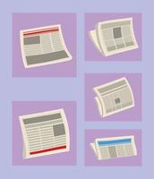 définir le modèle de journal des journaux vecteur