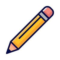 outil d'écriture au crayon vecteur