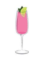 icône de boisson cocktail vecteur