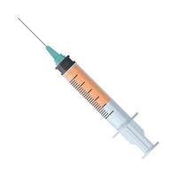 vaccin à seringue médicale vecteur