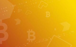fond vert clair, vecteur d'illustration de devise crypto bitcoin pour la page, le logo, la carte, la bannière, le web et l'impression.