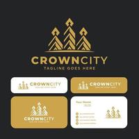 logo de la ville de la couronne, adapté à toute entreprise immobilière.