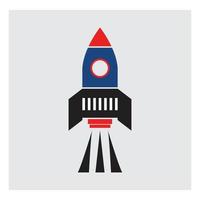 fusée logo modèle vecteur symbole nature conception