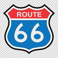 nous route 66 signe vecteur