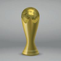 coupe d'or de football vecteur