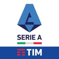 serie a logo symbole avec nom conception italie football vecteur pays européens équipes de football illustration avec fond blanc