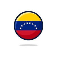 icône du drapeau vénézuélien vecteur
