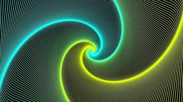 illustration vectorielle spirale hypnotique colorée vecteur