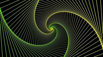 illustration vectorielle spirale hypnotique colorée vecteur