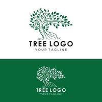 création abstraite de logo d'arbre vibrant, vecteur racine - inspiration de conception de logo d'arbre de vie isolée sur fond blanc.