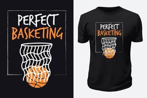 conception de t-shirt de basket-ball vecteur