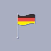 illustration du modèle de drapeau de l'allemagne vecteur