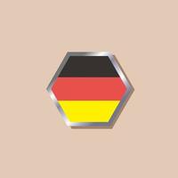 illustration du modèle de drapeau de l'allemagne vecteur