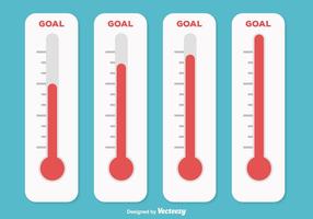 Thermomètre Goal Illustration vecteur