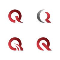 lettre q vecteur logo modèle illustration design