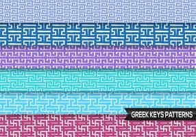 Grec Keys Patterns Vector