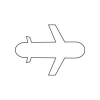 illustration vectorielle d'icônes d'avion vecteur
