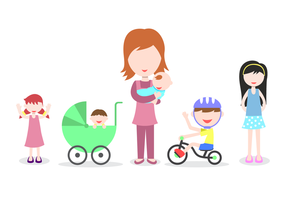 Vector de baby-sitter gratuit