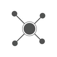 illustration vectorielle d'icônes de programme d'affiliation. symbole de marketing d'affiliation pour site Web ou entreprise vecteur