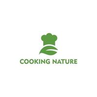 logo design vecteur cuisine nature