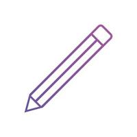 stylo, icônes de crayon. jeu d'icônes d'outils de dessin vecteur