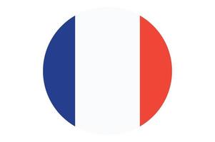 cercle drapeau vecteur de france