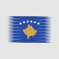 vecteur de drapeau du kosovo. drapeau national