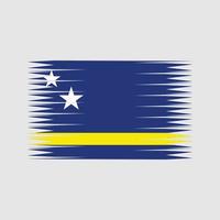 vecteur de drapeau de curaçao. drapeau national