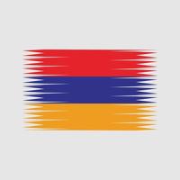 vecteur de drapeau arménien. drapeau national