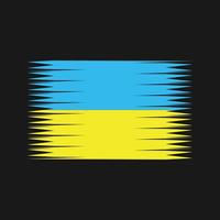 vecteur de drapeau ukrainien. drapeau national