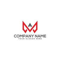 mv lettre logo design téléchargement gratuit vecteur