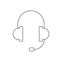 icône d'écouteurs vecteur
