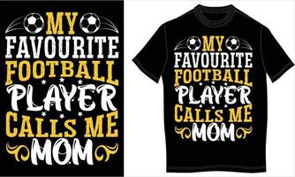 conception de t-shirt de football vecteur