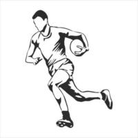 croquis de vecteur de handball