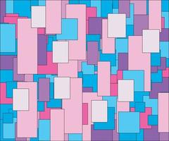 fond de formes géométriques multicolores, de carrés et de rectangles vecteur